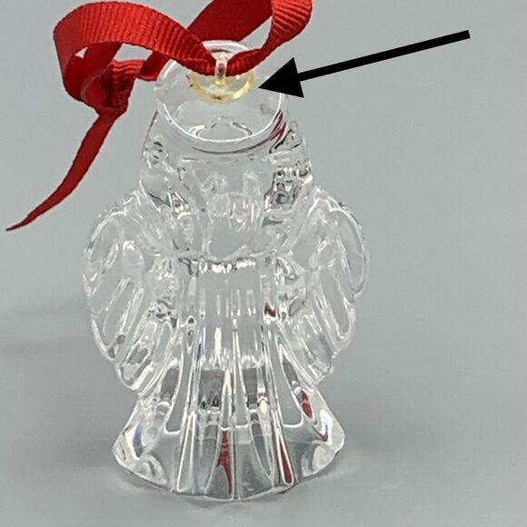 Marquis Waterford Crystal Angel Christmas Tree Ornament Made in Germany Seasonal - Picture 9 of 9